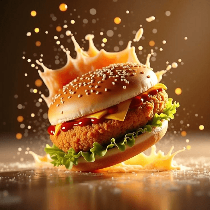 Chicken Cheese Burger